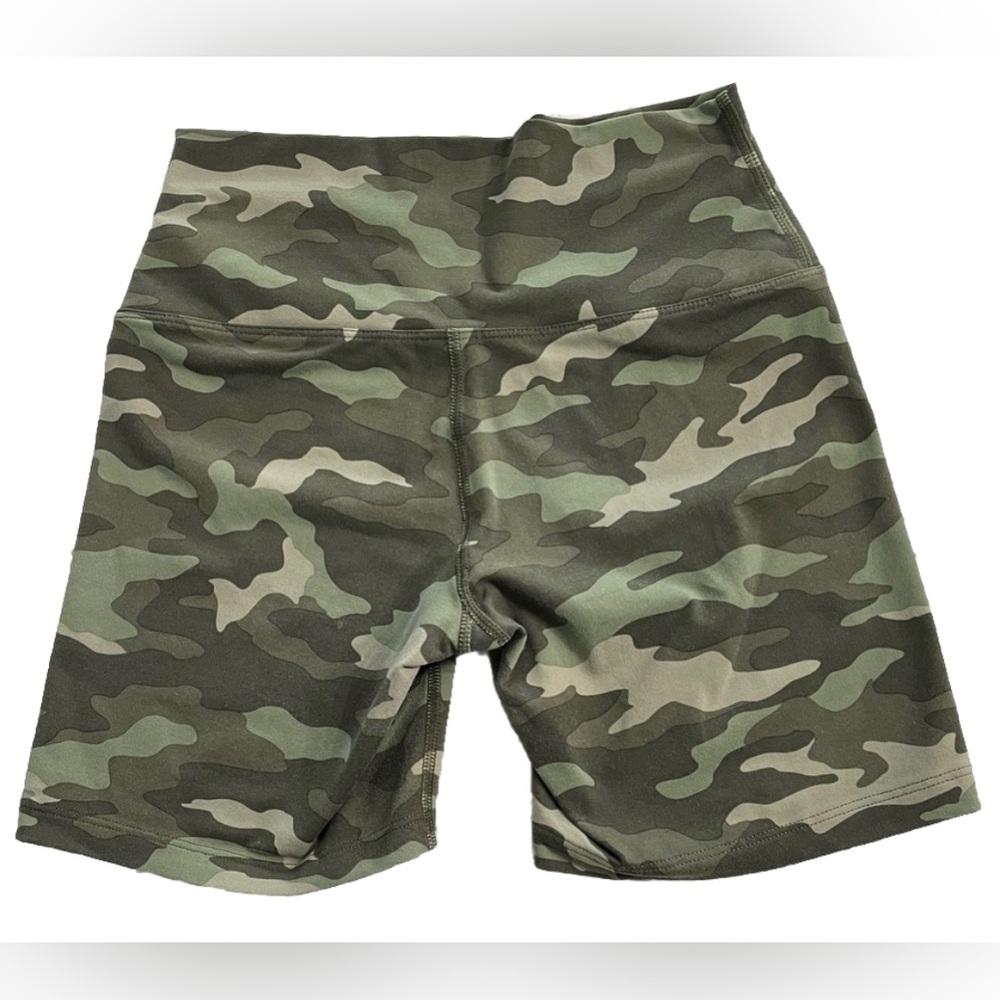 Victoria’s Secret PINK Ultimate High Waist Bike Shorts Camo Green Women’s Size S - Picture 5 of 9
